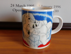 Coca cola polar bear coffee cup 2003