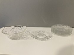 Polished glass plates 1 + 6 set