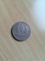 Tanzánia 10 Shilling 1989