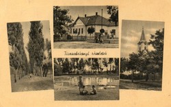 612 --- Futott képeslap   Tiszavárkony