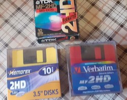 3-Box of retro floppy disks