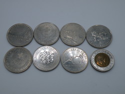 Uk00224 7 jubilee HUF 50 coins + 1 Kossuth HUF 100 coin together