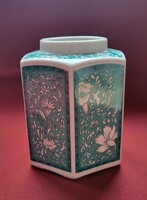 Turquoise porcelain vase table decoration ornament