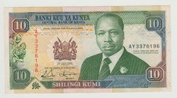 Kenya 10 shillings 1993