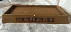 Old mahart display, table tray, stationery holder, office supplies, ship, sailing, decorative object