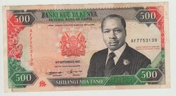 Kenya 500 shillings 1993