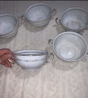 Zsolnay soup mugs