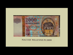 Decorated 2000 forints - millennium edition - 2000