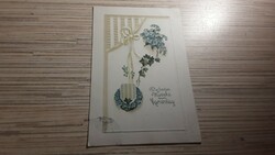 Antique embossed greeting card. From the early 1900s.