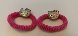 Original hello kitty sanrio marked new hair elastic in a pair of stone play accessories