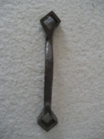 Antique wrought iron spanner