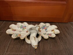 Antique Herend Victoria fish double tray