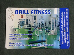 Kártyanaptár, Brill fitness terem, Pécs sportcsarnok, 2006, (6)