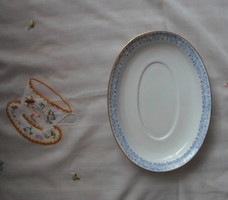 Alföldi Porcelán alátét tányér szószkiöntőhöz, kistányér