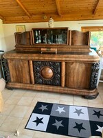 Antique sideboard with rosewood inlay