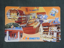 Card calendar, Fornetti bakery shops, Kecskemét, igal, 2006, (6)