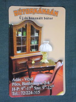 Kártyanaptár, Bútorkánaán bútor lakberendezés,üzlet, Pécs, 2005, (6)