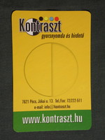 Card calendar, contrast printing press and advertiser, Pécs, 2006, (6)
