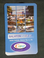 Card calendar, balaton coop food, Sió store, Siófok, 2006, (6)