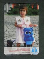 Kártyanaptár, SOS gyermekfalu , Budapest, gyerek modell, 2006, (6)