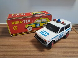 Lada niva flywheel Soviet toy car with original box