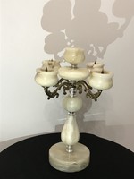 Onyx candle holder, marble candle holder