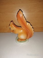 Kőbányai porcelán mókus figura 14 cm (po-3)