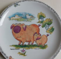 Seltmann Weiden Bavarian vintage children's plate with cartoon characters