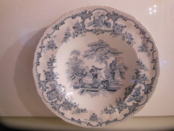 Plate - English - mason's romantic - 22.5 cm - old - flawless