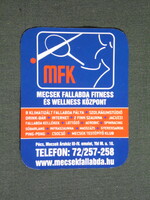 Card calendar, smaller size, mfk mecsek volleyball center, mecsek plaza Pécs, 2007, (6)