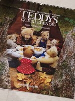 Teddy bear, wall calendar, decorative, DIY element