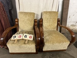 Pair of Art Deco armchairs, size 86 x 67 x 61 cm. 9066