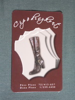 Card calendar, shoe discount, Duna Plaza, Pécs Plaza, boots, 2007, (6)