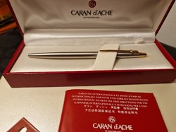 Caran d'ache madison silver pen with gilding, collector's item, excellent condition, kept in box