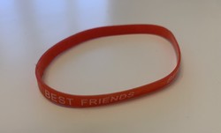New best friends bff best friends girlfriends silicone bracelet bangle bracelet