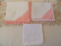 Older lacy handkerchief package (3 pcs.)