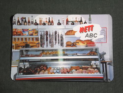Card calendar, nett food abc shop, Zalaszentgrót, 2007, (6)