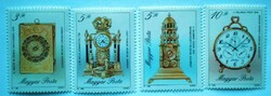 S4072-5 / 1990 old Hungarian clocks stamp postal clear