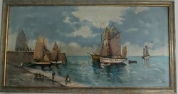 Marcel catelein (France) - Bretaigne sailboats