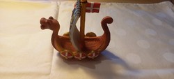 Ceramic dragon boat