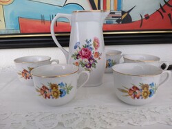 Beautiful floral breakfast tea set