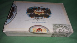 Old hupmann - Havana cigar box made of wood, embossed with paper covering 20 x 15 x 4 cm as shown in the pictures