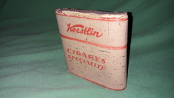 Antique extremely rare Koestlin cigar specialty - Győr biscuits and sweets factory 9 x 8 cm according to the pictures
