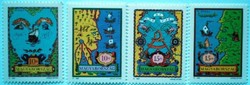 S4142-5 / 1992 expo - seville stamp series postal clear