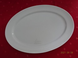 Lowland porcelain meat bowl, white, length 37.5 cm. He has!