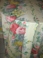 Couple of dreamy vintage scenic rosy curtains