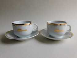Alföldi coffee sets with hotel pannonia inscription 2 pieces