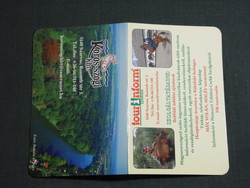 Card calendar, tourinform, Körös-Zögi kht, deer, Kakafok backwater, name-day, 2007, (6)