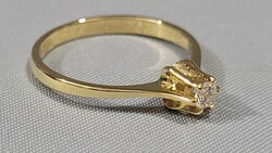 14 K arany női gyűrű 1,97 g