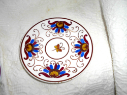 Antik  Városlődi majolika fali tányér